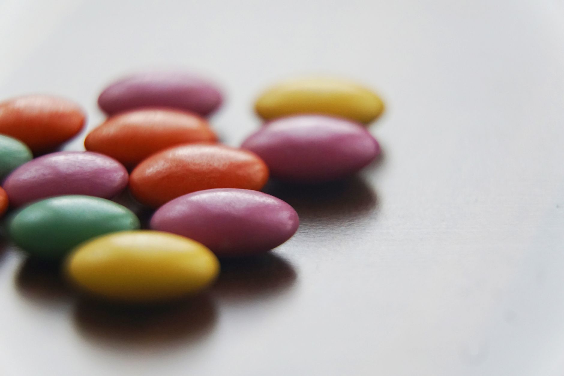 Close-up of colorful, sweet products (illustration)